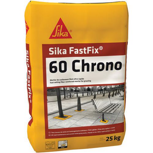 Mortier Pour Aménagement Extérieur Fastfix 60 Chrono - Sika