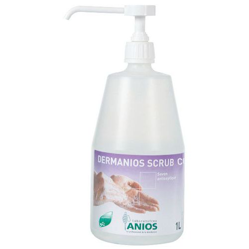 Savon Antiseptique Dermanios Scrub Pompe 1 L