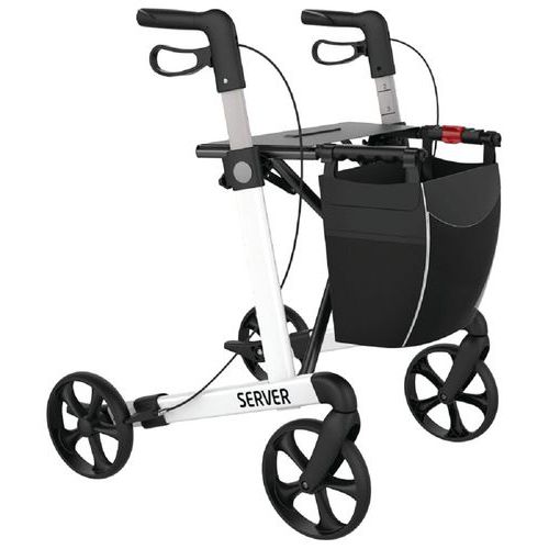 Rollator Rehasense Server L Blanc