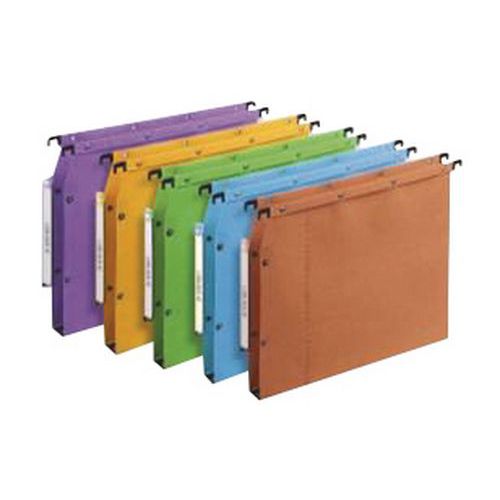 Set De 25 Dossiers Suspendus Tonique Assorti Dos 30mm