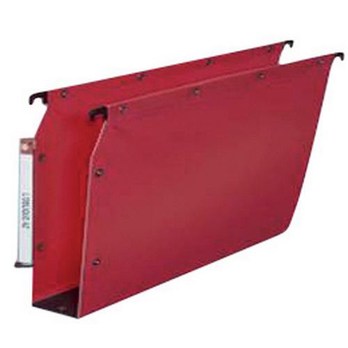 Dossier Suspendu Armoir Fond50 Polypro Rouge