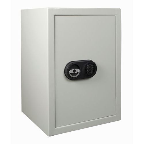 Coffre Double Paroi 94 L Gris Serrure Ã‰lectronique Vds