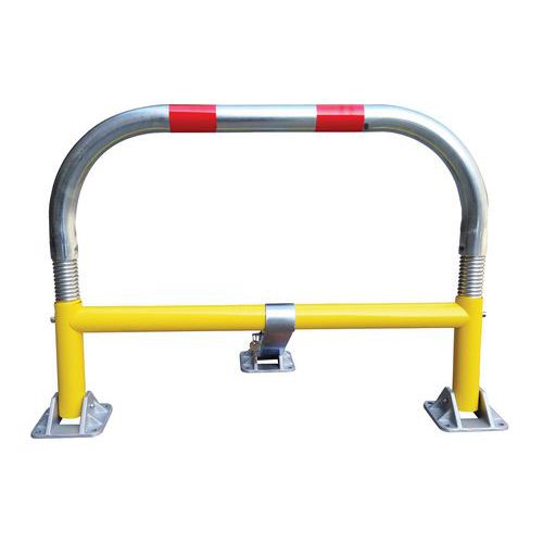 Barrière De Parking Flexible Clés Identiques Jaune