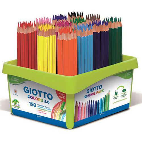 Schoolpack 192 crayons GIOTTO COLORS 3.0 thumbnail image 1