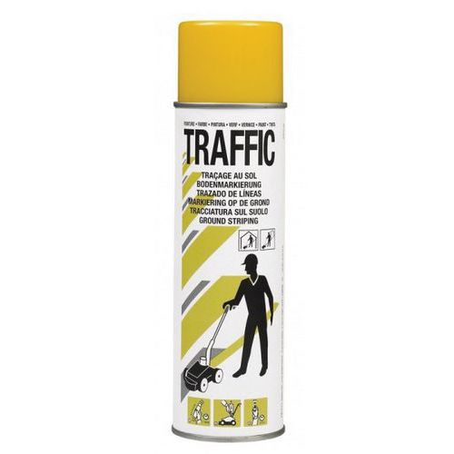 Peinture Traçage Sol Traffic2 650ml Jaune