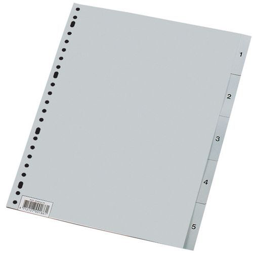 Intercalaire Numérique 1-5 Éco Nb Div.:5 Pr Ft:a4