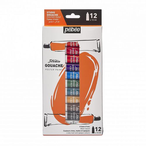 GOUACH.STUD PACK 10T20ML+1PINC main image 1