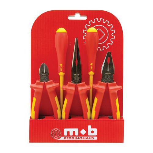 Mob 1 Multi Pack Ã‰lectricien (3 Pinces + 2 Tournevis Isolés)