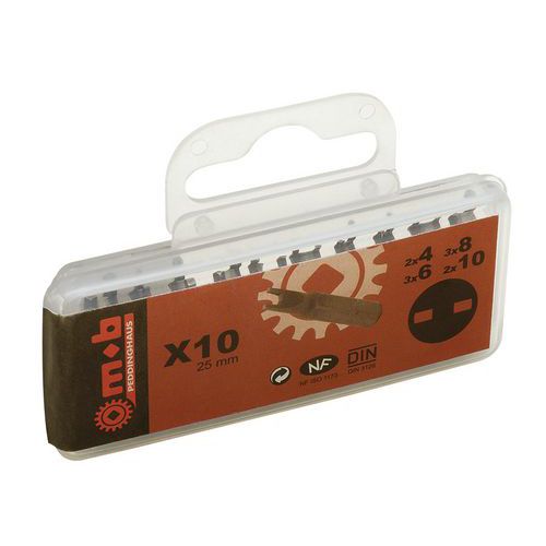 Mob 1 Boîte De 10 Embouts - Spanner