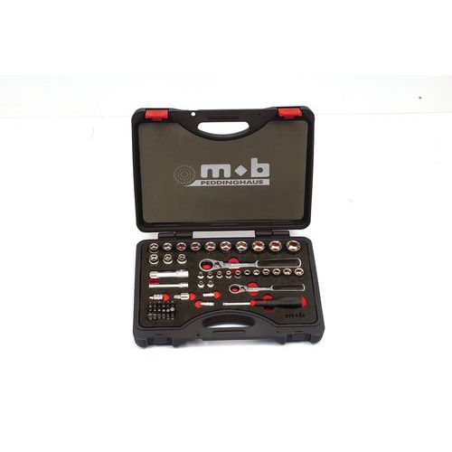 Mob 1 Coffret De Douilles Traversantes 59 Pièces Mixte - Mob