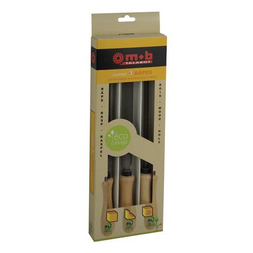 Mob 1 Jeu De 3 Râpes Bi-matière