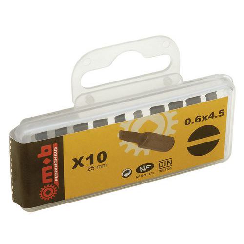 Mob 1 Boîte D'embouts - Fente