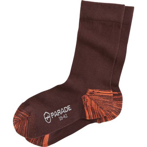 Chaussettes Madrid Marron/gris Clair/noir T43-46