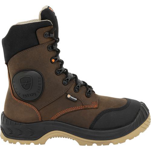 Chaussures De Sécurité Hautes Narena Cognac S3 An Pt44 - Unisexe