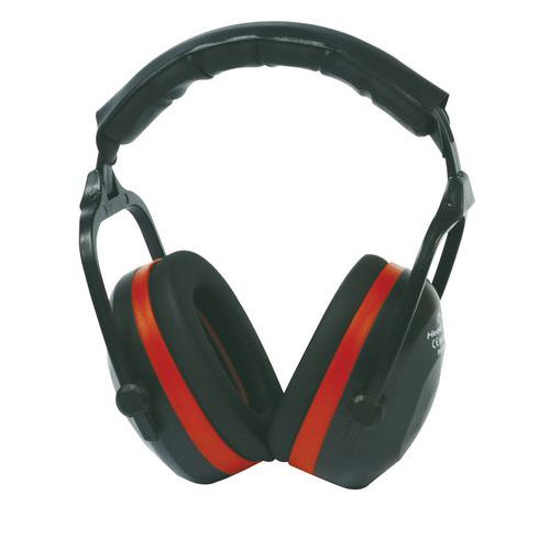 Casque Antibruit Economique 30db Noir / Rouge