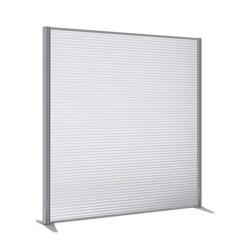 Cloison Kprim H165xl163 Cm Polycarbonate Profil Argent