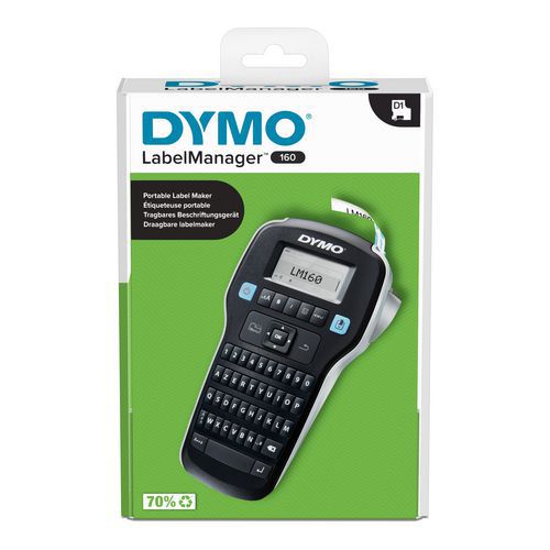 DYMO E&#769|tiqueteuse Portable LabelManager 160, Clavier AZERTY thumbnail image 1