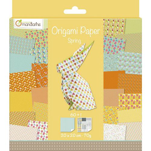 Origami Printemps, 60 feuilles 20 x 20, 70g thumbnail image 1
