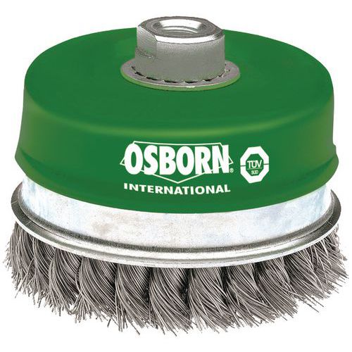 Brosse Coupe Dia. 80 X M14 X Fil Inox Torsad Ã‰