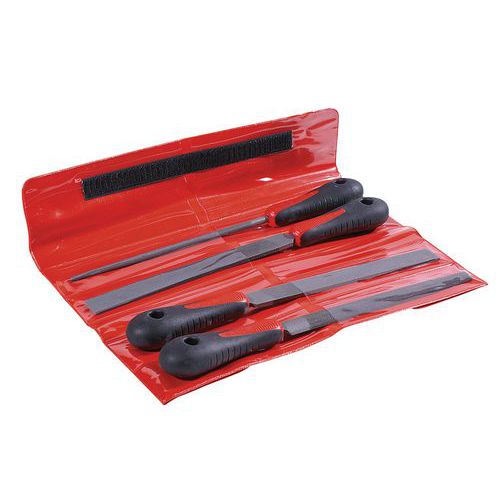 Trousse de 4 limes bimatière Trousse de 4 limes bimatière