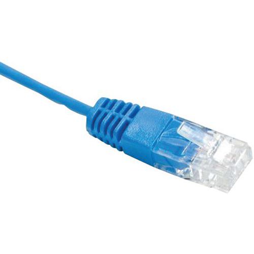 Cordon UTP RJ45/RJ45 5m Bleu - Connexion Fiable et Durable