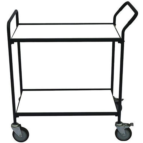 Desserte à 2 Plateaux Bois Et Poignée - Charge 200kg