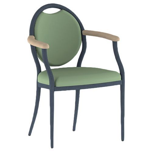 Bridge 260 Alu Ass/dos Ginkgo Menthe Acc Nat 4p Noir Sablé