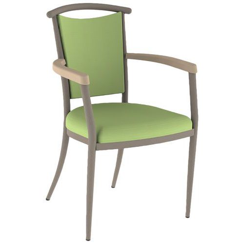 Bridge 550 Alu Ass/dos Abaka Tilleul Acc Naturel 4p Noisette