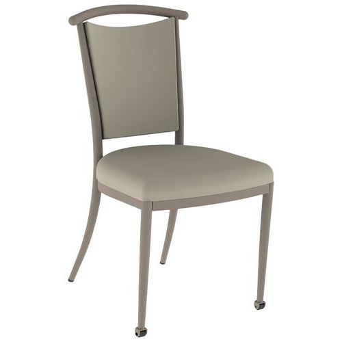 Chaise 550 Mobile Alu Ass/dos Ginkgo Mastic - 4p Noisette