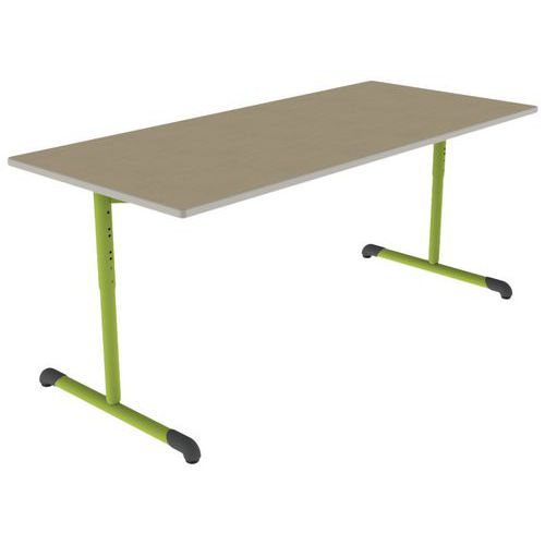 Table Bandana 180x80 T3/t6 Dl Str Poly. Hm. Beige/vert Aci