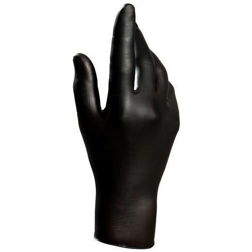 Gants Jetable En Vinyl/nitrile Solo Black 395 - Mapa - T.6