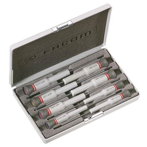 Facom 1 Coffret De 8 Tournevis Micro-techÂ® Fente - PhillipsÂ® Facom