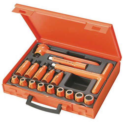 Facom - Composition 17 Outils Isolés 1000V S.401AVSE - Serrage Sécurisé