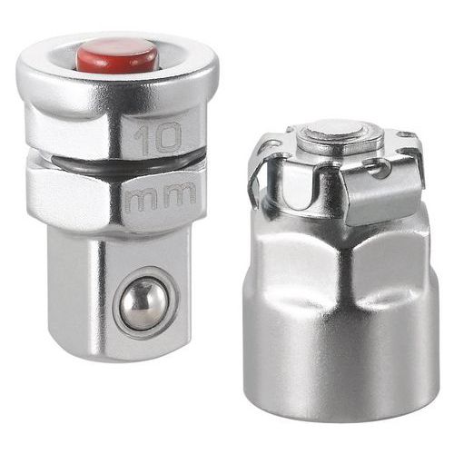 Facom 1 Lot De 2 Adaptateurs Pour Clés 10 Mm Vers Carré 1/4 Facom