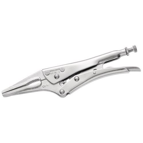 Facom - Pinces-étaux mono-réglage becs longs 165mm - Capacité 55mm - Serrage précis