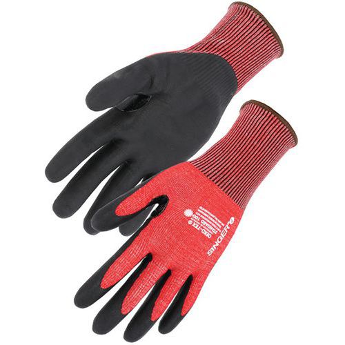 Gants Anticoupure Nitrile Mousse Support Pehd Dos Non Enduit T11