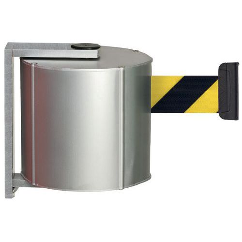 Beltrac - Boîtier Mural à Sangle 2XL Noir/Jaune - Sangle 12m - Aluminium Éco-responsable