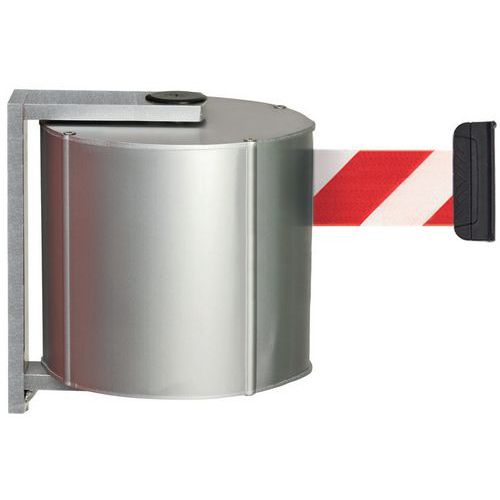 Beltrac - Boîtier Mural à Sangle 2XL Rouge/Blanc - Sangle 12m - Aluminium Durable - Idéal Entrepôt