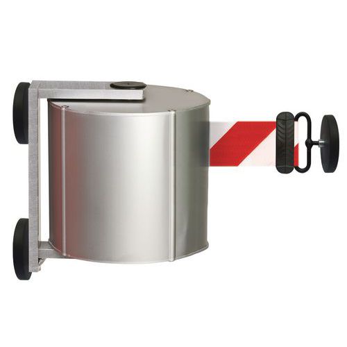 Beltrac - Boîtier Mural Magnétique à Sangle 3XL - Rouge/Blanc 22m - Aluminium Durable - Idéal Entrepôt