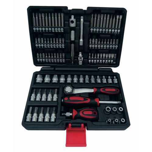 Coffret Embout + Douilles 97 Pieces 1/4