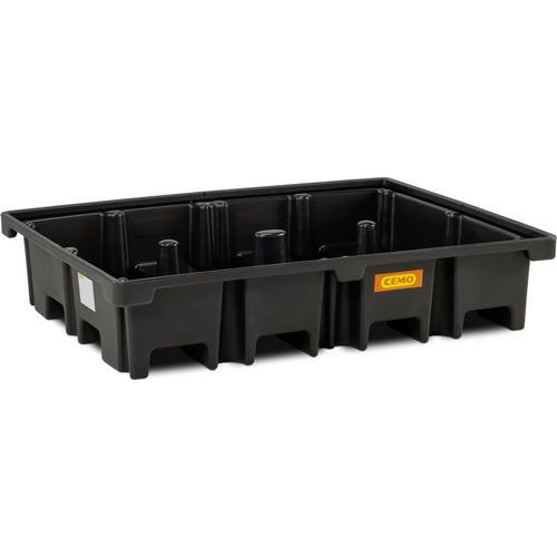 Bac Palette-pe 425/4 - 2x120x80 - Carré - Sans Caillebotis