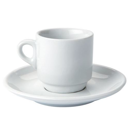Tasse d'expresso avec soucoupe Tasse d'expresso avec soucoupe