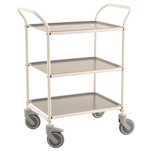 Chariot De Service 3 Tablettes L770xl495 Xh960mm