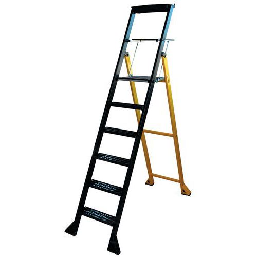 Escabeau Mister T 6 Marches Caillebotis