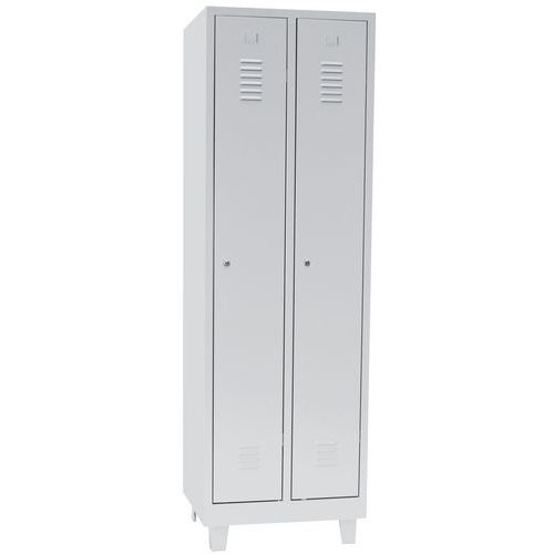 Vest Ind Propre 2 Cases/pieds Gri S+serrure A Cle