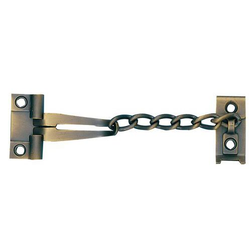 Entrebâilleur De Porte à Chaîne Bronzé