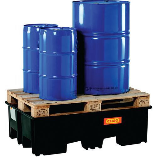 Bac Palette-pe 220/2 - 120x80 - Sans Caillebotis - Cemo