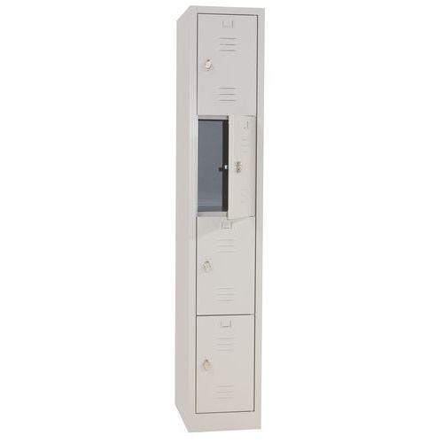 Vestiaire multicases - Largeur 300 mm - Sur socle - Manutan Vestiaire multicases - Largeur 300 mm - Sur socle - Manutan