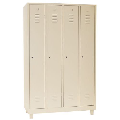 Vestiaire Industrie Propre Beige Serrure à Clé