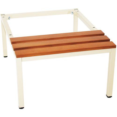 Socle-banc - Industrie Propre - 600 Mm - Beige